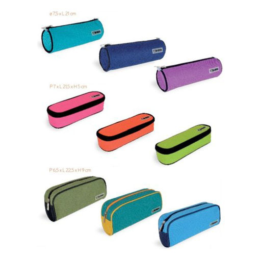 Picture of PENCIL CASES ASSORTED COLOURS